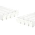 8Pcs Clear Acrylic Square Rods, 8mm x 300mm Transparent Plastic Dowel Sticks by HXymxkeqi