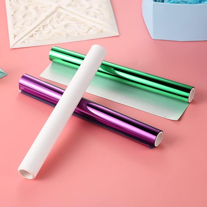 Foil Paper for Crafts Rolls 5Meters Toner Reactive Foil Roll for Scrapbooking - Image 3