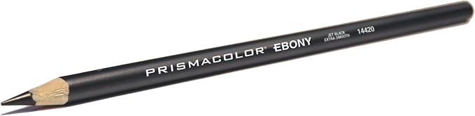 Prismacolor Ebony Graphite Drawing Pencils, Adult Coloring, Box Of 12 - Image 2