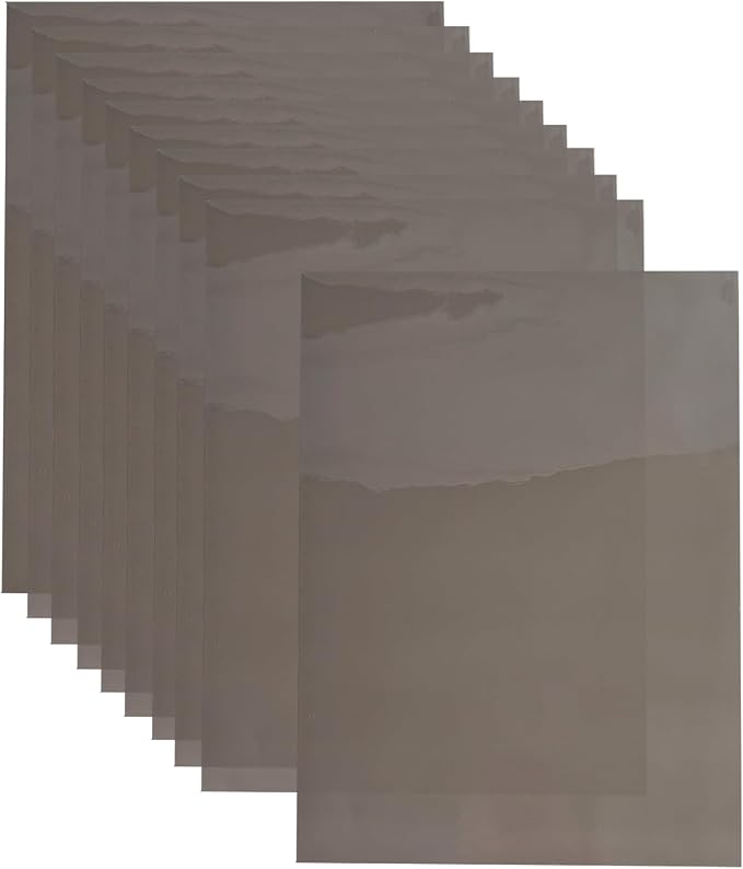 Transparent PVC Faux Leather Sheets, Glossy Waterproof Clear Vinyl Fabric - Image 3