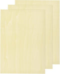 MECCANIXITY 3pcs Basswood Sheets 12 x 8 x 3/8 Inch Unfinished Wood Boards by MECCANIXITY