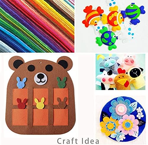 YYCRAFT Craft Soft Felt Sheets 9 Inch X 12 Inch - Image 5