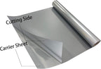 FUNKAKA Heat Transfer Vinyl Reflective Dark Gray HTV Roll, Reflective HTV Vinyl - Image 2