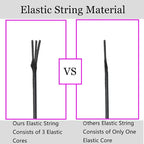 LUSTEMBER Elastic String for Bracelets, 1 mm x 110 Yards Sturdy Stretchy - Image 3