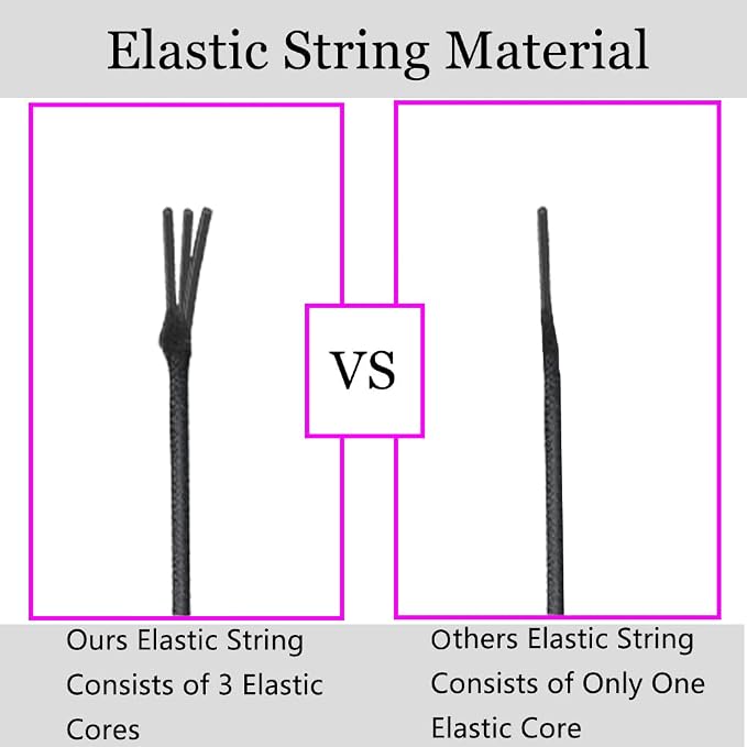 LUSTEMBER Elastic String for Bracelets, 1 mm x 110 Yards Sturdy Stretchy - Image 3