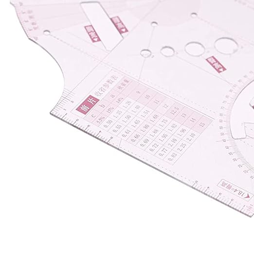 YILIANLIN 3X 1:5 Fashion Design Ruler Cloth Design School Student Teching - Image 3