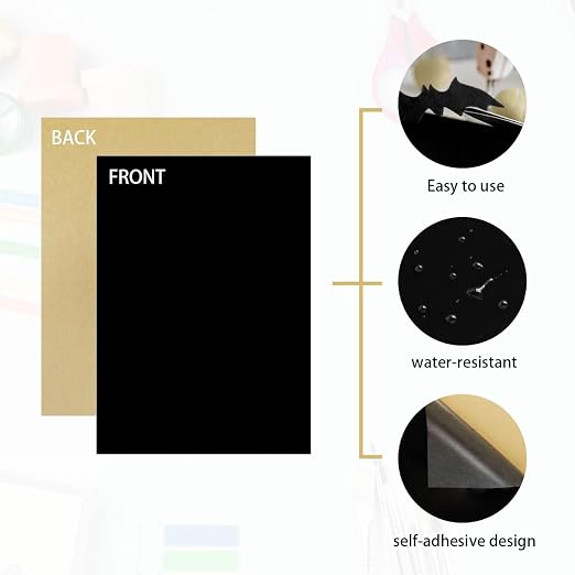 10 PCS Sticky Felt Sheets, Self Adhesive Felt Sheet, 8.3" x 11.8" Self Adhesive - Image 5