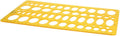 Utoolmart Geometric Drawing Template Measuring Ruler 25cm by Utoolmart