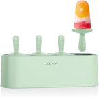 Popsicle Mold Set 4 Pieces Homemade Silicone Popsicle Maker Easy Release Ice by WYOK