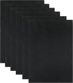 6 Pcs, 8 x 12 Inch Black Felt Sheets, 2mm Thick | Felt Fabric by Moicstiy