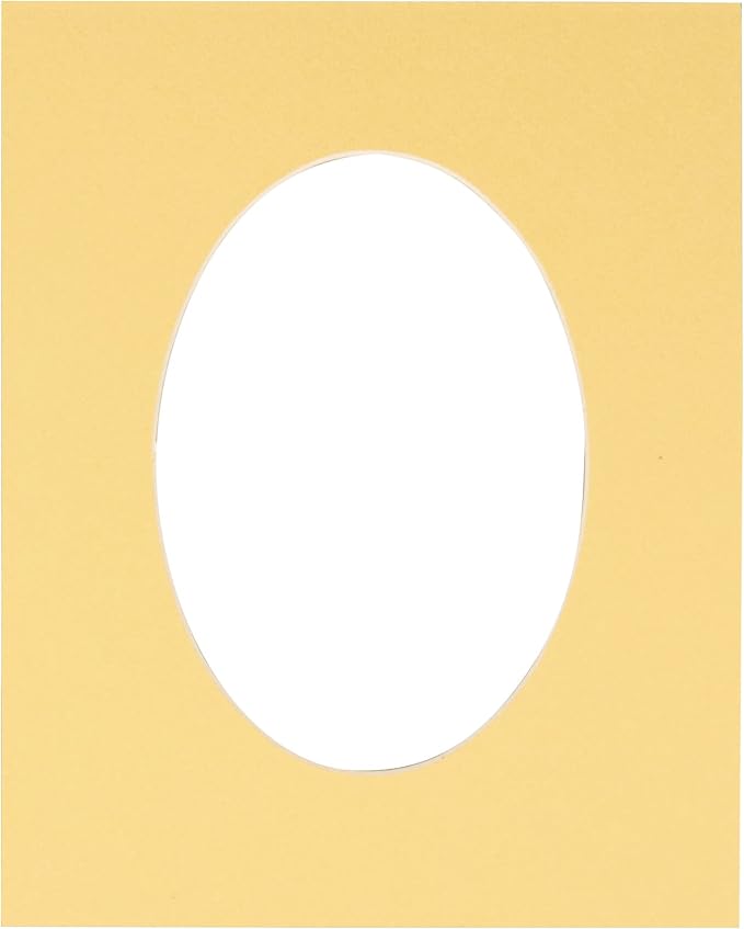 CountryArtHouse Marzipan Beige Acid Free 30x42 Oval Picture Frame Mat by CountryArtHouse