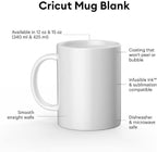 Cricut Beveled Blank Mug to Decorate, Dishwasher & Microwave Safe - Image 8