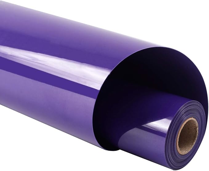 guangyintong Heat Transfer Vinyl Purple HTV Rolls, Glossy Surface Purple HTV by guangyintong