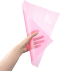 10-Pack A4 Colored PVC Flexible Plastic Sheets, 0.3mm Pink Transparent Film by GreatValueGreaterQuality