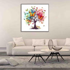 Tree of Life Cross Stitch Kits for Adults Beginner, Butterfly Counted Cross - Image 3
