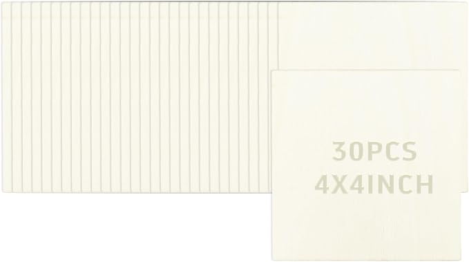 pson 30Pcs Unfinished Basswood Sheets, Smooth Wood Squares by Unknown