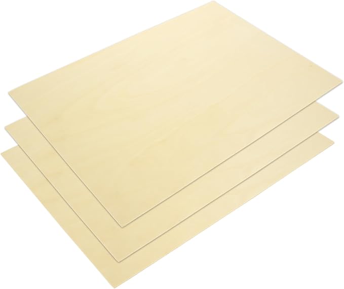 12Pcs 16 x 12 x 1/16 Inch Basswood Sheets, Unfinished Basswood Sheets, Plywood - Image 3
