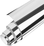 Gatichetta Silver Heat Transfer Vinyl Roll, Metallic Foil Iron On Vinyl 12" X by Gatichetta