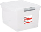 Staples Store & Slide Hanging File Box, Latch Lid, Letter/Legal Size by Staples
