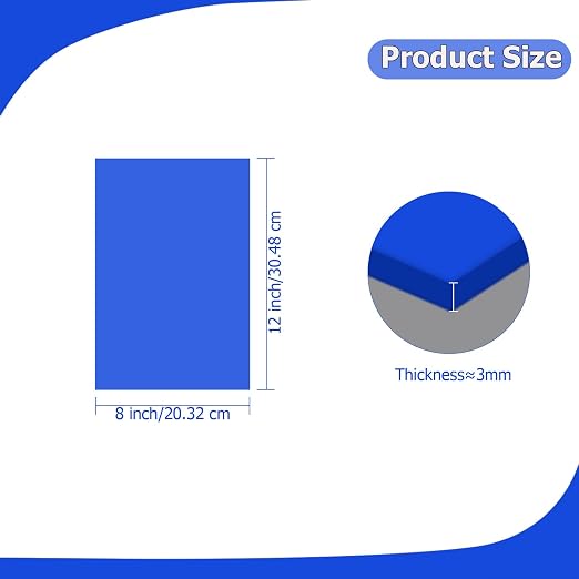 2 Pack 8'' x 12'' Translucent Blue Acrylic Sheet, 3mm Thick Acrylic Plexiglass - Image 2
