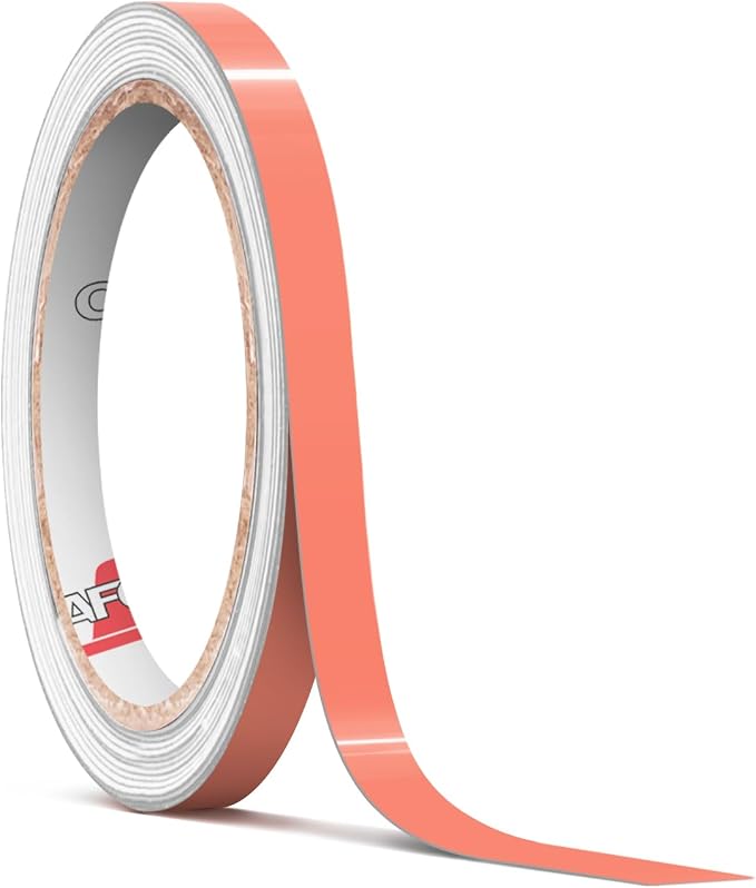 ORACAL 651 Gloss Coral Permanent Vinyl Tape Roll – Premium Adhesive Film by Orafol