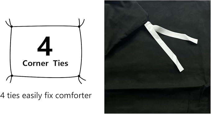Amazon Basics Lightweight Microfiber 3-Piece Duvet Cover Set - Image 6