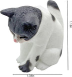 Dollhouse Cats w/ 1/12 Scale Accessories Mini Furniture Model Wooden Miniature - Image 7