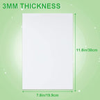 DAJAVE 50 Pack White EVA Foam Sheets, 3mm Thick, 8x12 Inch Crafts Foam Sheets - Image 2
