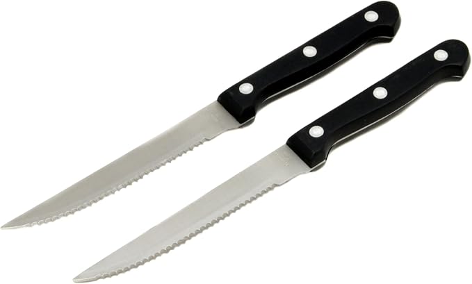 Chef Craft Select Steak Knife Set, 4.5 Inch Blade 8.25 Inches In Length 2 Piece by ChefCraft
