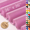Lilac Felt Fabric 36'' X 36'', 1.4mm Large Felt Sheets Soft Durable Crafts Felt by FEIYAUMI