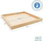 Wood Canvas Panel Cradled 12 x 12 inch, Shadow Box, & Tray Crafts, by - Image 3