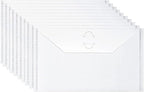 5.9 x 9.9 inch Large Stamp & Die Storage Pockets Resealable Clear Plastic Seal by Briartw