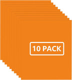 FUNKAKA Orange HTV Heat Transfer Vinyl Bundle, 10 Sheets Sticky HTV Vinyl by FUNKAKA