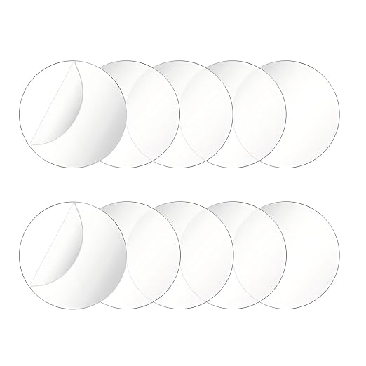 10Pcs 1/8" Round Acrylic Disc 6 Inch Diameter, Circle Acrylic Cake Disk | Clear by Senbota