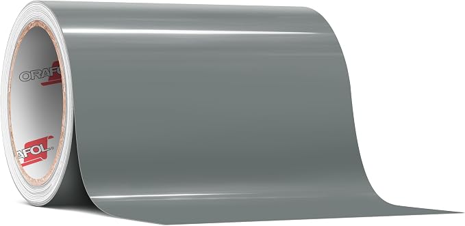 ORACAL 651 Gloss Grey Permanent Vinyl Tape Roll – Premium Adhesive Film by Orafol