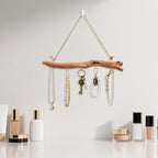 15Inch Driftwood Wall Hanging Jewelry Organizer - Image 8