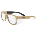 MAGID Y50 Safety Glasses for Construction | Coyote Tan Frame — 48-Pack by MagidGloveSafety