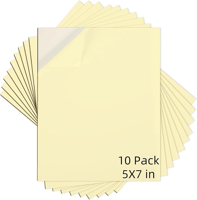 Self Stick Mounting Board 5 X 7 inch, by Unknown