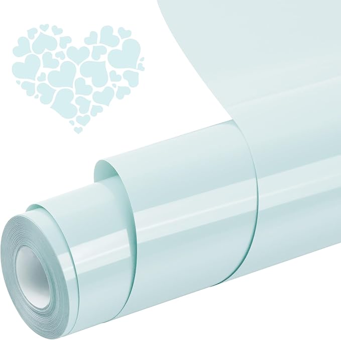 Heat Transfer Vinyl Light Mint Green 12In×20FT Iron on by Unknown