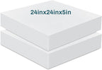 Frienda 2 Pack 5" x 24" x 24"Upholstery High Density Foam Cushion Replacement by Frienda