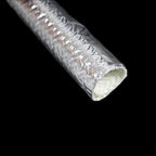 6mm - 1/4" Self Adhesive Aluminum Heat Reflective Fiberglass Sleeving Side - Image 8