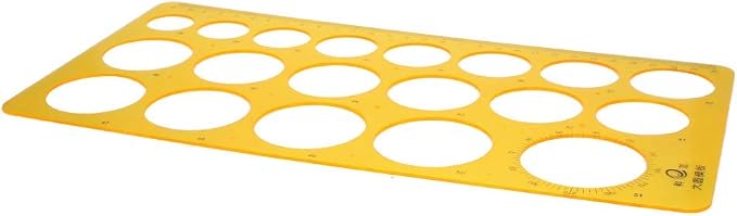Utoolmart Geometric Drawing Template Measuring Ruler 30cm - Image 4