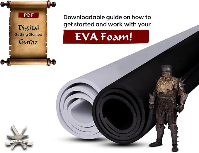Shape Retention EVA Cosplay Foam - 4mm Thick X-Large 35”x59” High Density EVA - Image 7