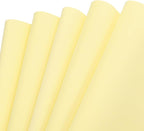 MECCANIXITY EVA Foam Sheets Light Yellow 35.4 Inch x 19.7 Inch 2mm Thick Crafts by MECCANIXITY