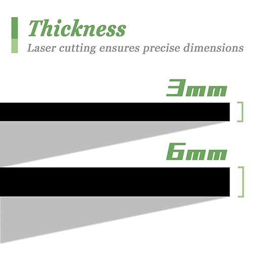 Black Acrylic Sheet 15 x 15 x 1/8 inch Thick 3mm Black Plexiglass Sheet - Image 6