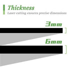 24 x 24 Black Acrylic Sheet 1/4 inch Thick 6mm Black Plexiglass Sheet, DIY - Image 5