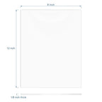KAITELA Pack of 10 Clear Acrylic Sheet 8" x 12" Cast Plexiglass Panel 1/8" - Image 3