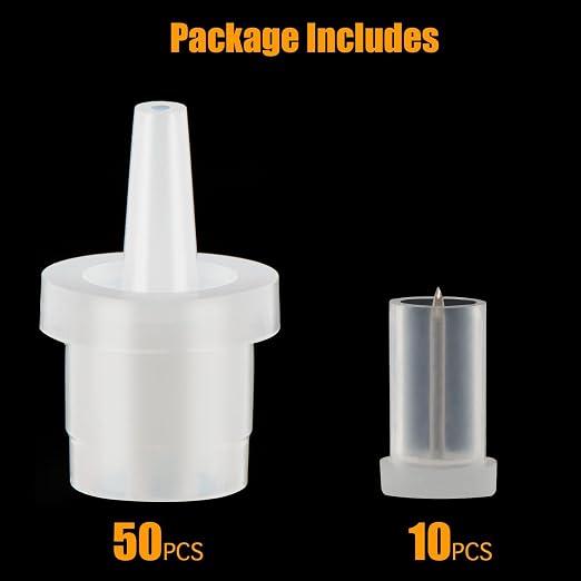 60 PCS Lash Glue Nozzle Replacement Kit, Lash Glue Replacement Nozzle Tip | - Image 2