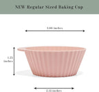 The Silicone Kitchen Reusable Silicone Baking Cups Silicone Muffin Liners - Image 4