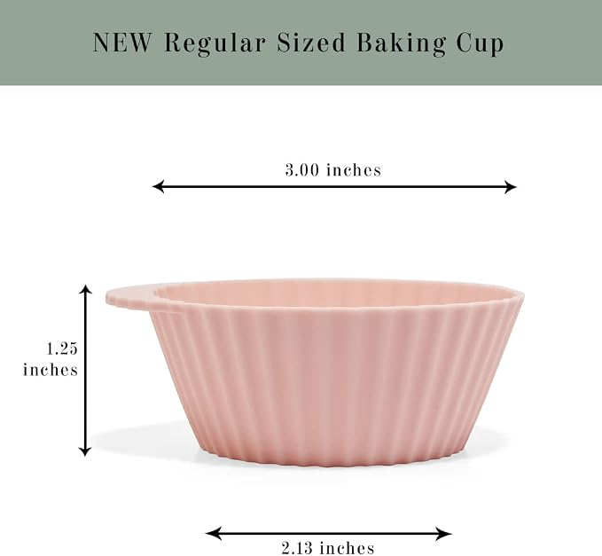 The Silicone Kitchen Reusable Silicone Baking Cup Silicone Muffin Liners - Image 7